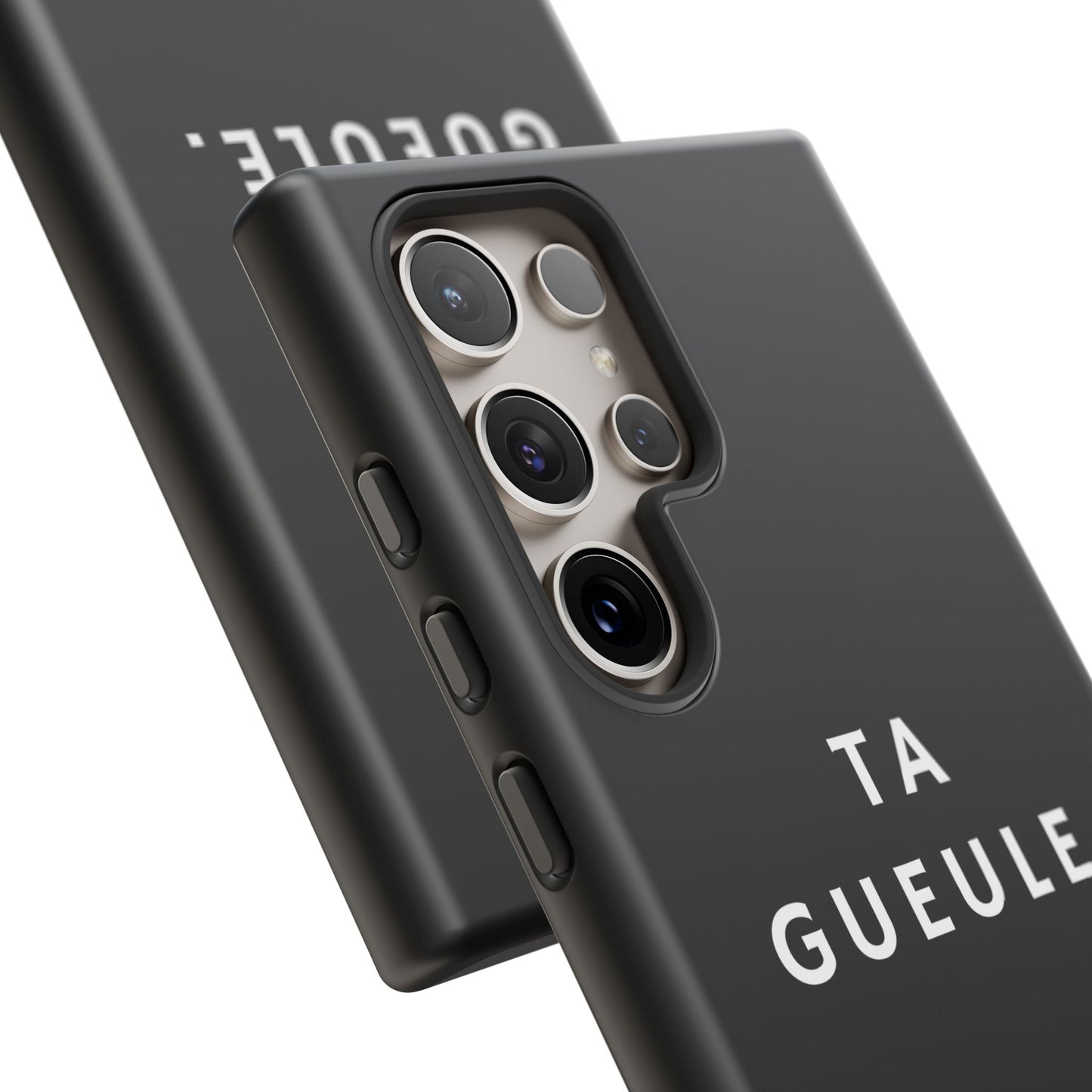 Coque Samsung Noir "Ta Gueule."