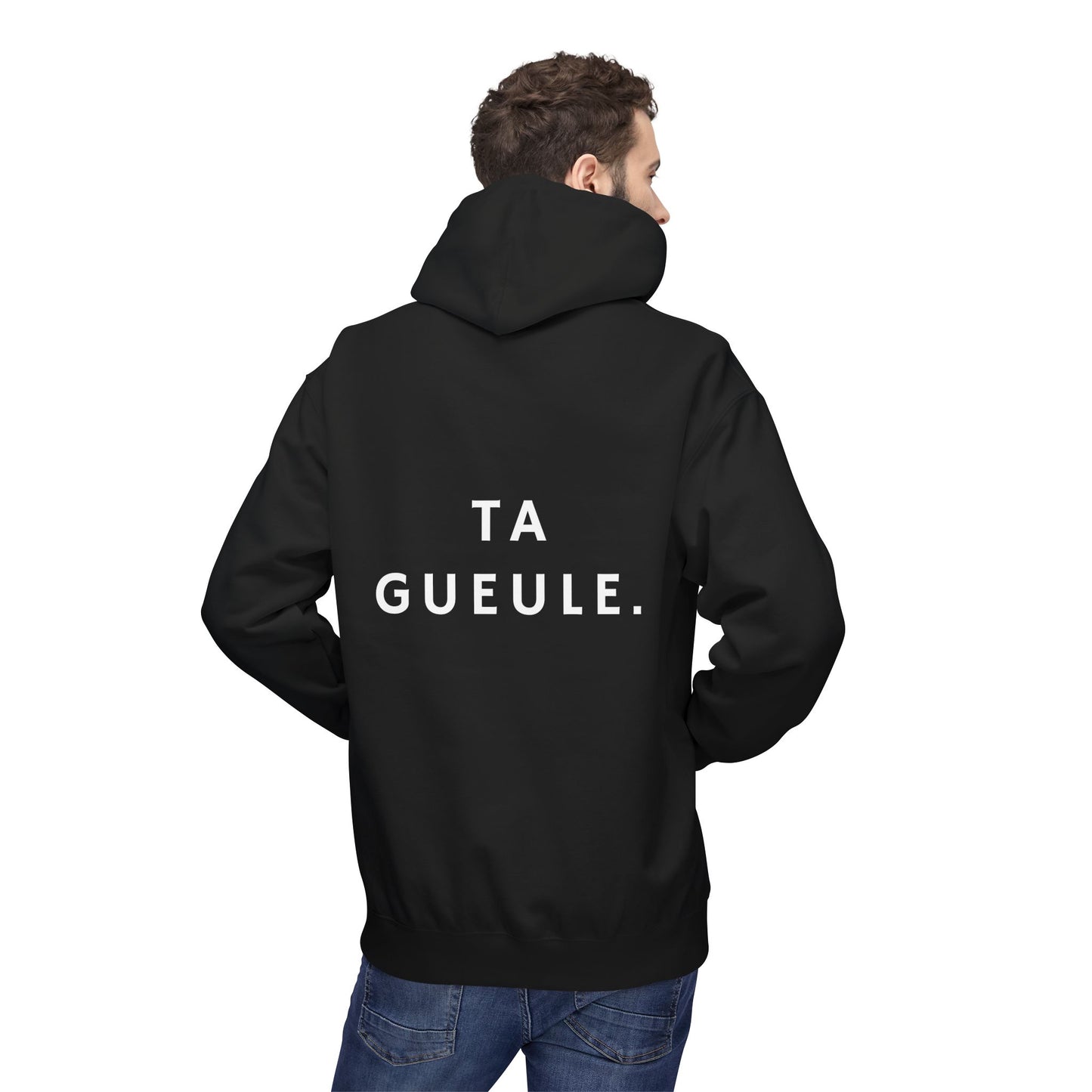 Sweat à capuche "Double Ta Gueule."