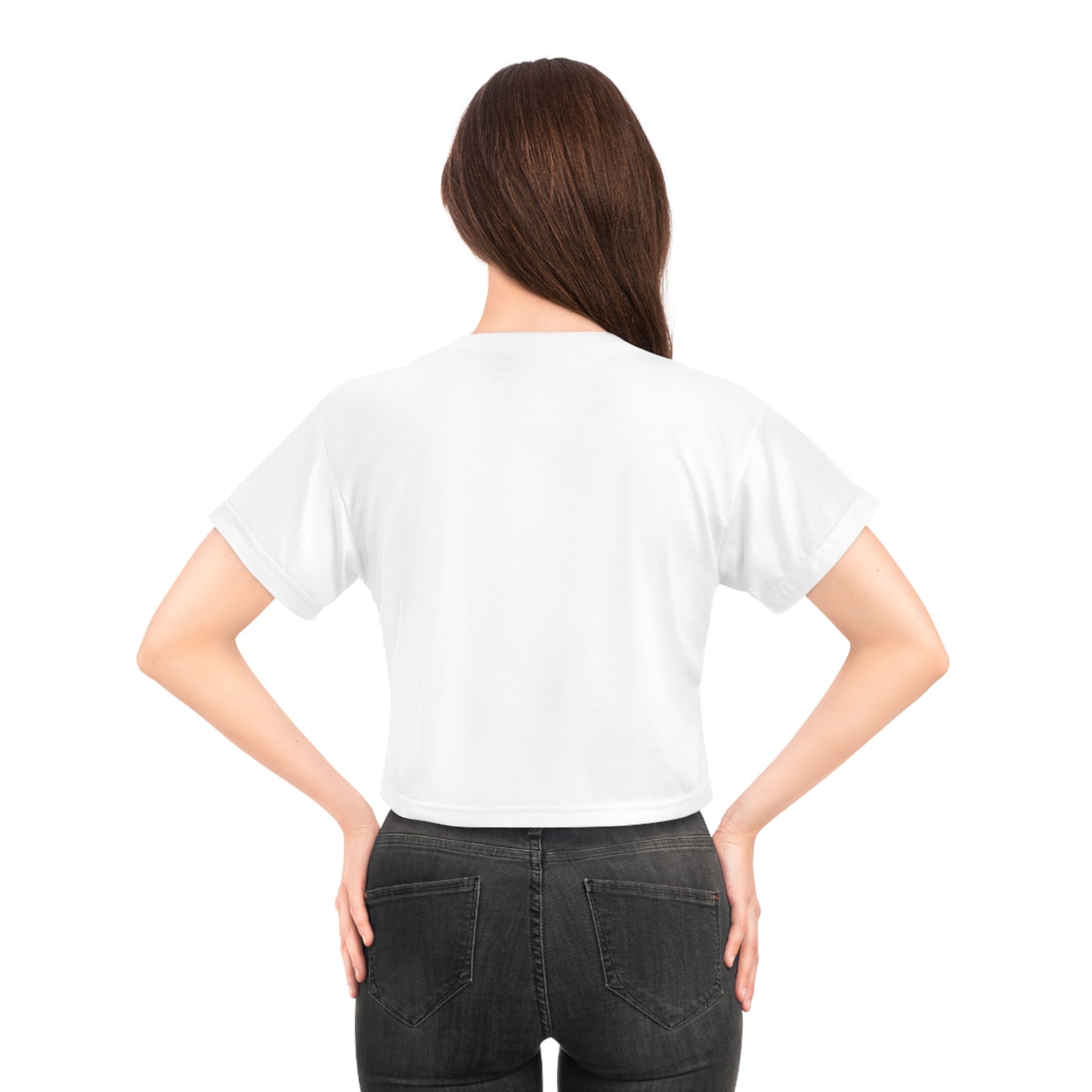 Crop Top blanc "Ta Gueule."